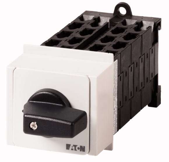 Eaton Industries France SAS - Inverseur, cont.: 16, 20A, 1-2, 90°, à accrochage, encastré en tableau modulaire