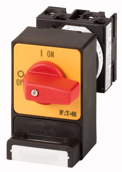 Eaton Industries France SAS - Inter. anti-panique, tripolaire, 20A, cadenassage SVC, à accrochage, encastré