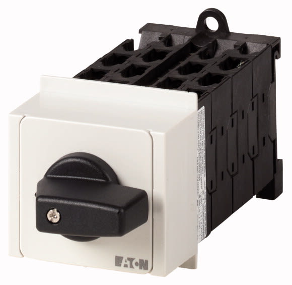 Eaton Industries France SAS - Inverseurs, Contacts: 14, 20 A, plastron: 1-2, 90 °, à accrochage, encastré