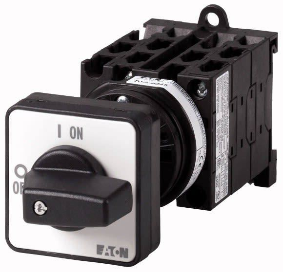 Eaton Industries France SAS - Commut. à gradin, cont.: 9, 20A, 3 crans, à acc., encastré, fix. arrière