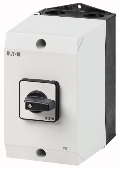 Eaton Industries France SAS - Inverseurs, Contacts: 10, 32 A, plastron: 1-2, 90 °, à accrochage, en saillie