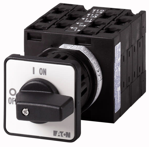 Eaton Industries France SAS - Commut. inverseur, cont.: 10, 32A, à acc., encastré, fixation arrière