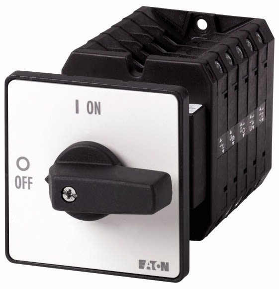 Eaton Industries France SAS - Commut. inverseur, cont.: 10, 63A, à acc., encastré, fixation arrière