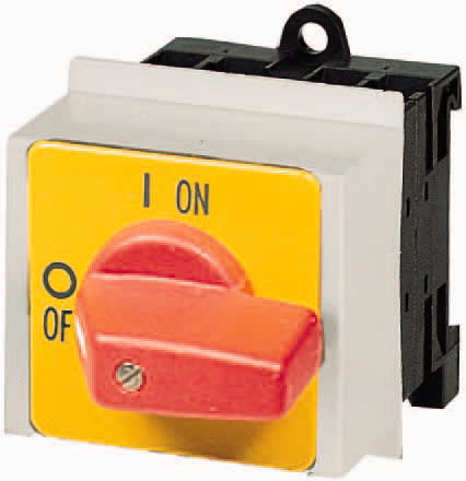 Eaton Industries France SAS - Inter. Marche-Arrêt, tripolaire, 20 A, 90°, encastré en tableau modulaire