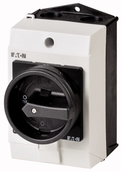 Eaton Industries France SAS - Inter général, 7 pôle, 20 A, Fonctions d'arrêt d'urgence, 90°, en saillie