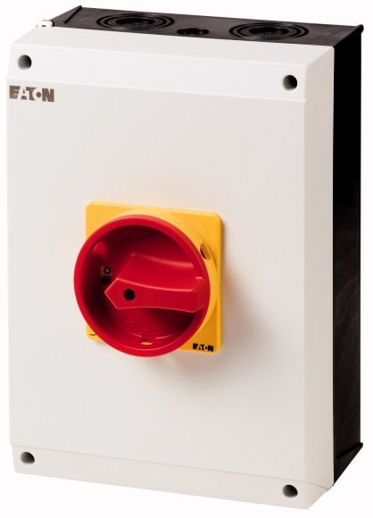 Eaton Industries France SAS - Inter. général, 8 pôle, 95 A, 90°, verrouillable en position 0, en saillie