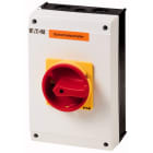Eaton Industries France SAS - Inter. de sécurité, 6P + 2F, 63A, verrouillable, en saillie, plaque