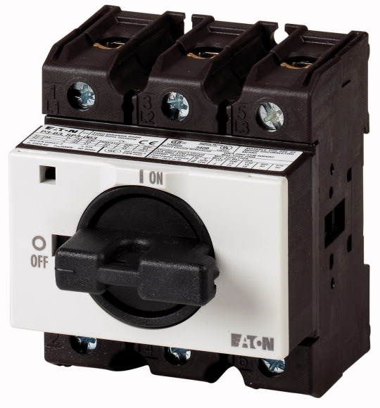 Eaton Industries France SAS - Inter. Marche-Arrêt, tripolaire + 1 F + 1 O, 63 A, encastré en tableau modulaire