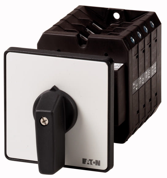 Eaton Industries France SAS - Inter. Marche-Arrêt, 6 pôle + 1 F + 1 O, 63 A, 90°, encastré, fixation arrière