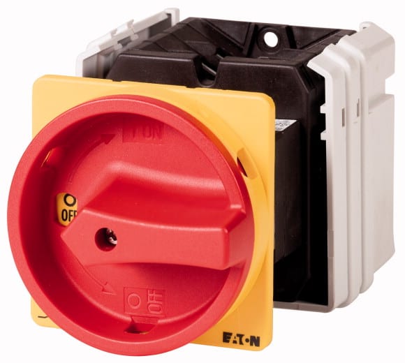 Eaton Industries France SAS - Inter. général, 3P+N + 1F+1O, 63A, verrouillable, encastré, fixation arrière