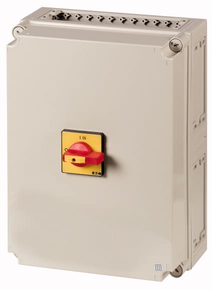 Eaton Industries France SAS - Inter. général, 6 pôle + 1F+1O, 160A, 90°, verrouillable, en saillie