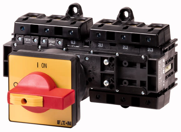 Eaton Industries France SAS - Inter. général, 6 pôle + 1F+1O, 160A, 90°, verrouillable, encastré, arrière