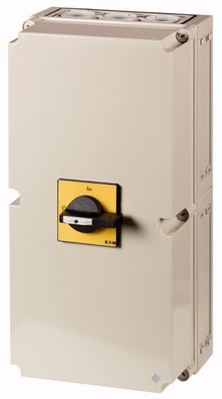 Eaton Industries France SAS - Inter. général, 6 pôle + 1F+1O, 315A, 90°, verrouillable, en saillie