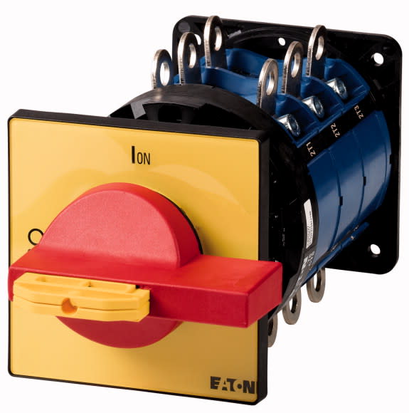 Eaton Industries France SAS - Inter. général, 6 pôle + 1F+1O, 315A, 90°, verrouillable, encastré, arrière
