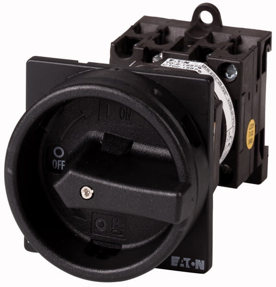 Eaton Industries France SAS - Inter. général, 2 P, 20A, 90°, verrouillable, encastréAvec fixationArrière