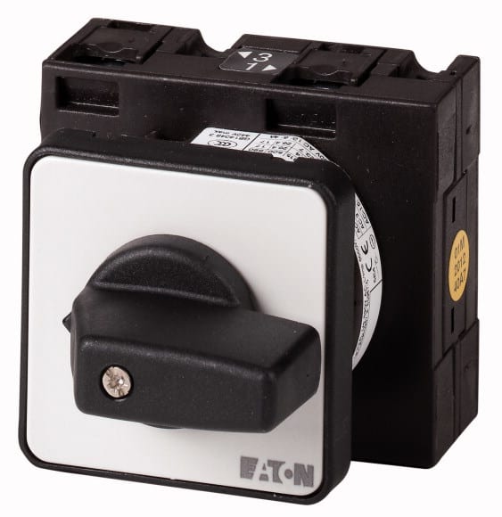 Eaton Industries France SAS - Inter. Marche-Arrêt, 8 pôle, 32 A, 90 °,encastré, fixation centrale