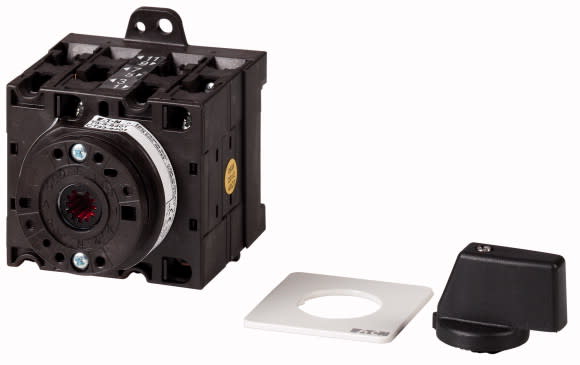 Eaton Industries France SAS - Inverseurs, Contacts: 4, 32A, 60°, encastréAvec fixationArrière,Appareil de base