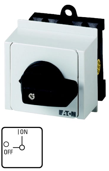 Eaton Industries France SAS - Inter. Marche-Arrêt, 6 pôle + 1 F + 1 O, 20 A, 90°, encastré, IVS