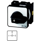 Eaton Industries France SAS - Inverseurs, Contacts: 8, 20 A, plastron: 1-0-2, 90°, à accrochage, encastré