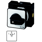 Eaton Industries France SAS - Inverseurs, Contacts: 6, 32 A, plastron: 2>0<1, 45 °, à rappel, Montage encastré