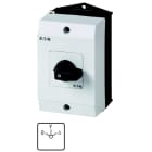 Eaton Industries France SAS - Commutateur étoile-triangle, cont.: 8, 20A, 0-Y-D, 60°, à accrochage, en saillie