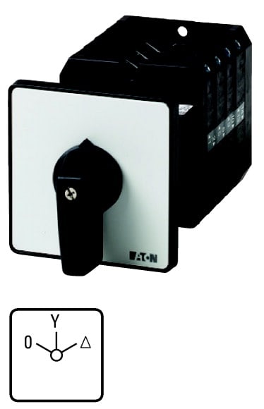 Eaton Industries France SAS - Commut., cont.: 8, 63A, 0-Y-D, 60°, à acc., encastré, fixation arrière