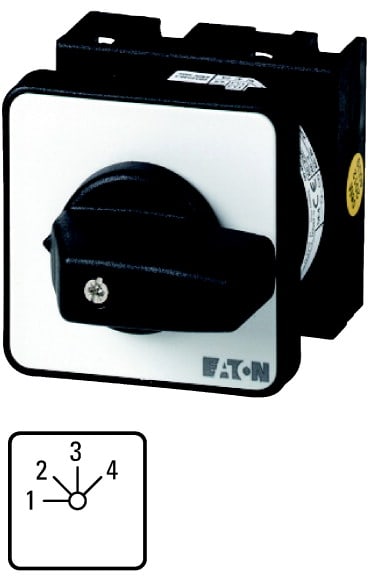 Eaton Industries France SAS - Commutateur à gradin, Contacts: 8, 20A, à accrochage, encastré