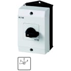 Eaton Industries France SAS - Commutateur à gradin, cont.: 8, 20A, 1-4, 45°, 4 crans 45°, à acc., en saillie