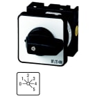 Eaton Industries France SAS - Commutateur à gradin, cont.: 5, 20A, 0-5, 45°, 5 crans 45°, à acc., encastré