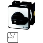 Eaton Industries France SAS - Commut. à gradin, cont.: 2, 20A, 2 crans 60°, à acc.,encastré, fix. centrale