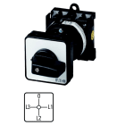 Eaton Industries France SAS - Commut., cont.: 6, 20A, 3 transfo, L3-0-L1-L2, à acc., encastré, fix. arrière