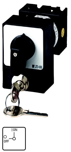 Eaton Industries France SAS - Inverseur, tétrapolaire, 20A, verrouillage SVA, à acc., à rappel, encastré