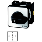 Eaton Industries France SAS - Commutateur de couplage, Contacts: 2, 20A, 0-1-2-3, 90°, à accrochage, encastré