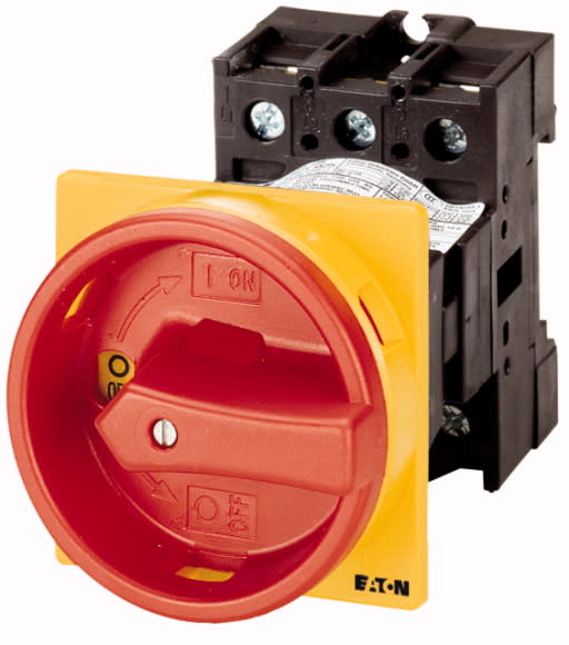 Eaton Industries France SAS - Inter. général, tripolaire + 1F+1O, 32 A, verrouillable, fixation arrière