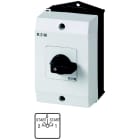 Eaton Industries France SAS - Commutateur, Contacts: 6, 20A, 2-START>0<START-1, 45°, à accrochage, en saillie