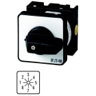 Eaton Industries France SAS - Commut. à gradin, cont.: 8, 20A, 1-8, 45°, à acc.,encastré, fixation centrale