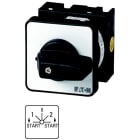 Eaton Industries France SAS - Commutateur étoile-triangle, cont.: 8, 20A, Y-0-D, 60°, à accrochage, encastré