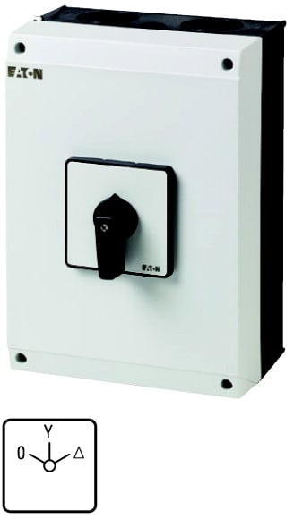 Eaton Industries France SAS - Commutateur, cont.: 8, 100A, 0-Y-D, 60°, à accrochage, en saillie