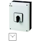 Eaton Industries France SAS - Inverseurs, Contacts: 8, 100 A, plastron: 1-2, 90 °, à accrochage, en saillie