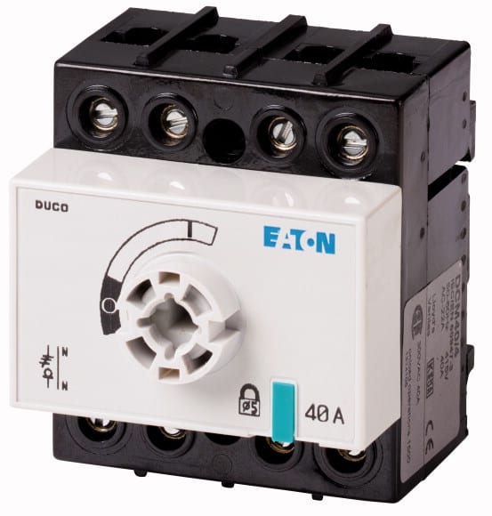 Eaton Industries France SAS - Inter-sectionneur, tétrapolaire, 40 A, plages de raccordement verticales