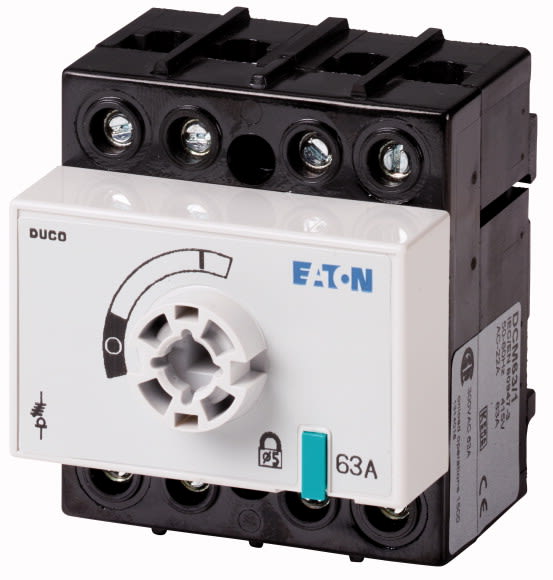 Eaton Industries France SAS - Inter-sectionneur, 3 P+N, 63 A, plages de raccordement verticales