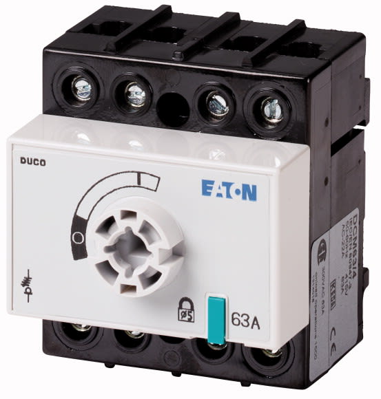 Eaton Industries France SAS - Inter-sectionneur, tétrapolaire, 63 A, plages de raccordement verticales