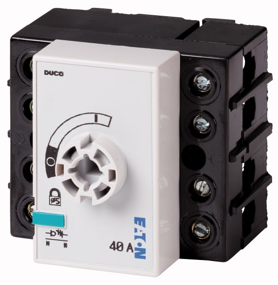 Eaton Industries France SAS - Inter-sectionneur, 3 pôles + N, 40 A, plages de raccordement horizontales