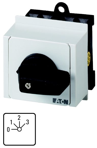Eaton Industries France SAS - Commutateur à gradin, cont.: 3, 20A, 0-3, 45°, à acc., encastré, IVS