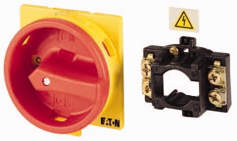 Eaton Industries France SAS - Kit d'adaption pour Inter général, poignée rouge-jaune, pour T5-/E-/Z