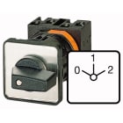 Eaton Industries France SAS - Commut., cont.: 8, 63A, Dahlander, 2 vitesses, 0-1-2, 60°, à acc., encastré