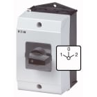 Eaton Industries France SAS - Inverseur, Contacts: 4, 32A, plastron: 1-0-2, 45°, à accrochage, en saillie