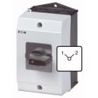 Eaton Industries France SAS - Inverseurs, Contacts: 8, 32 A, plastron: 1-2, 90°, à accrochage, en saillie