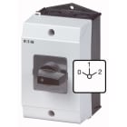 Eaton Industries France SAS - Inverseurs, Contacts: 6, 32 A, plastron: 0-1-2, 60 °, à accrochage, en saillie