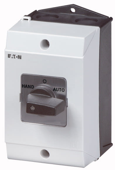 Eaton Industries France SAS - Inverseurs, Contacts: 2, 32 A, plastron: 1-0-2, 60 °, à accrochage, en saillie